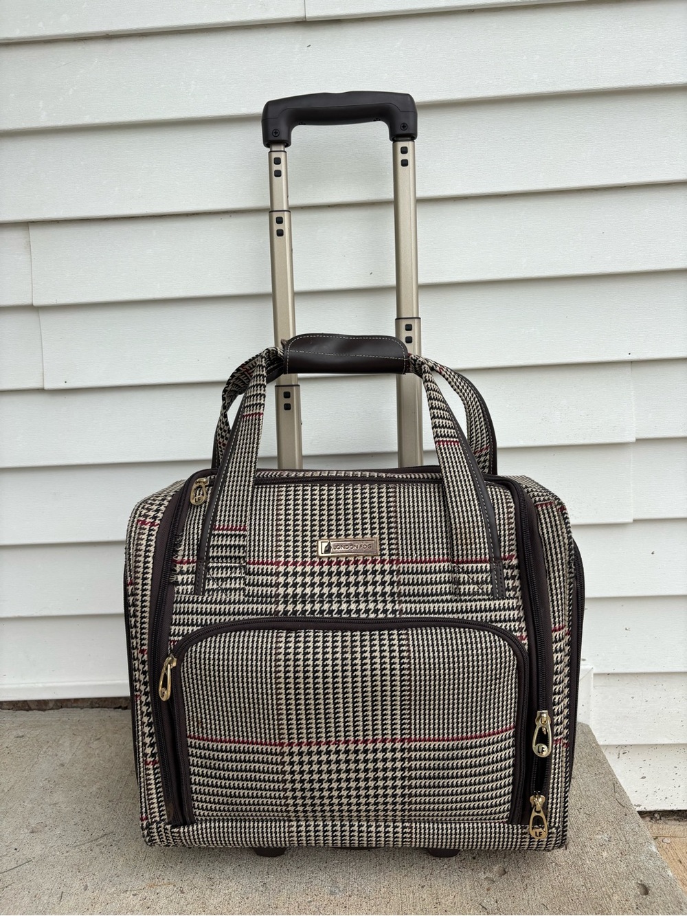 Wheeled London Fog cosmetic Carry-On